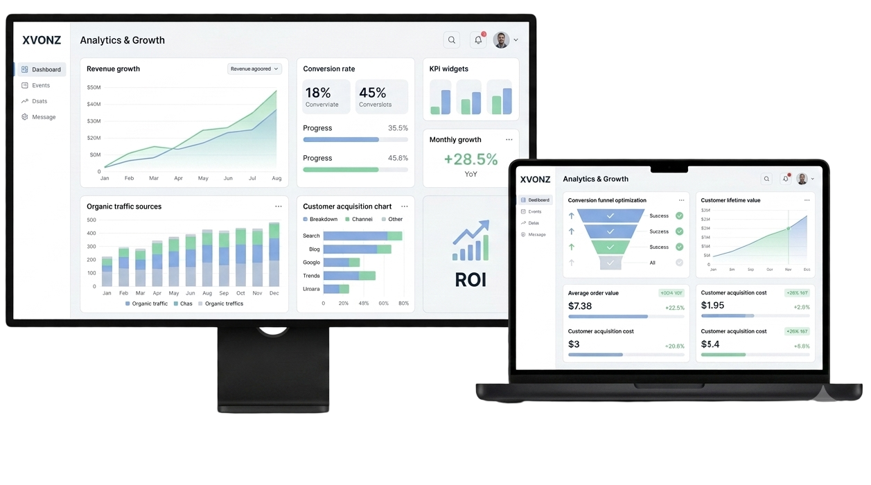 Analytics & Growth — Executive Dashboard Visualization