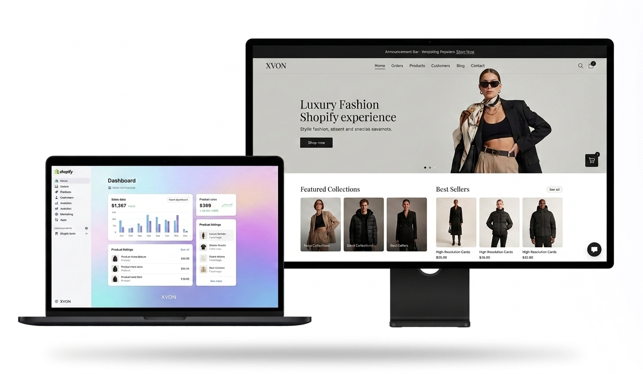 Premium Shopify storefront designed by XVONZ
