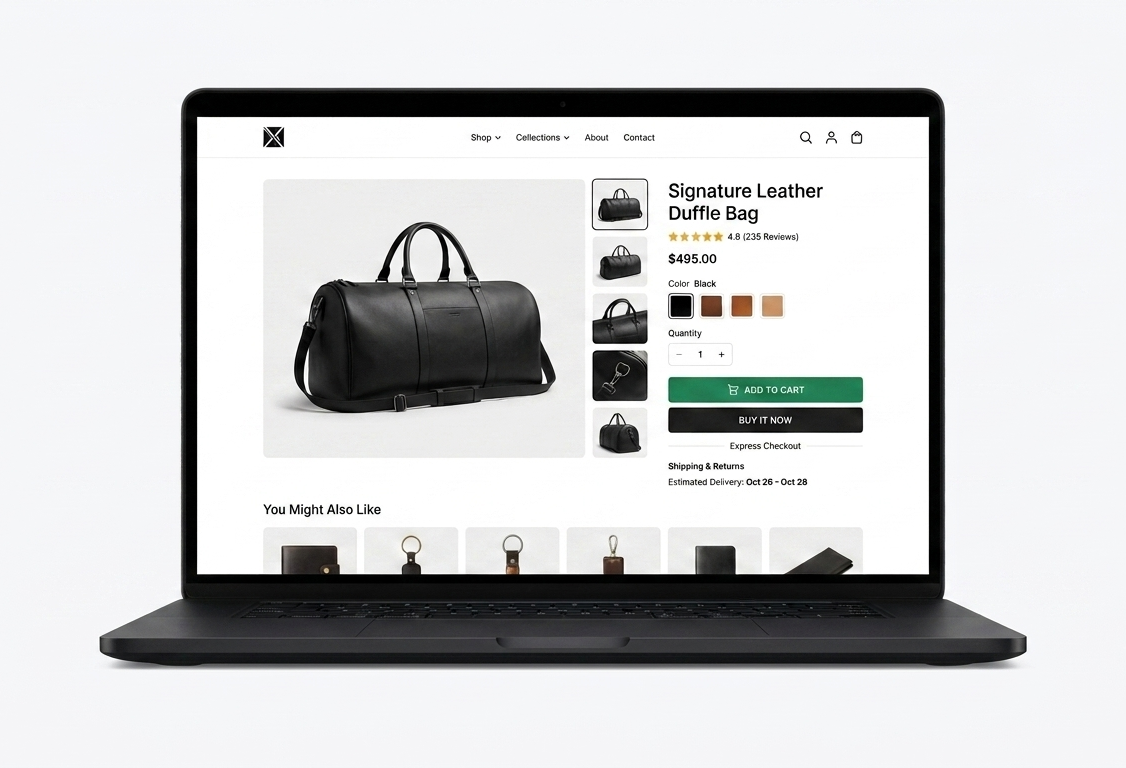 High-converting Shopify product and collection page layout