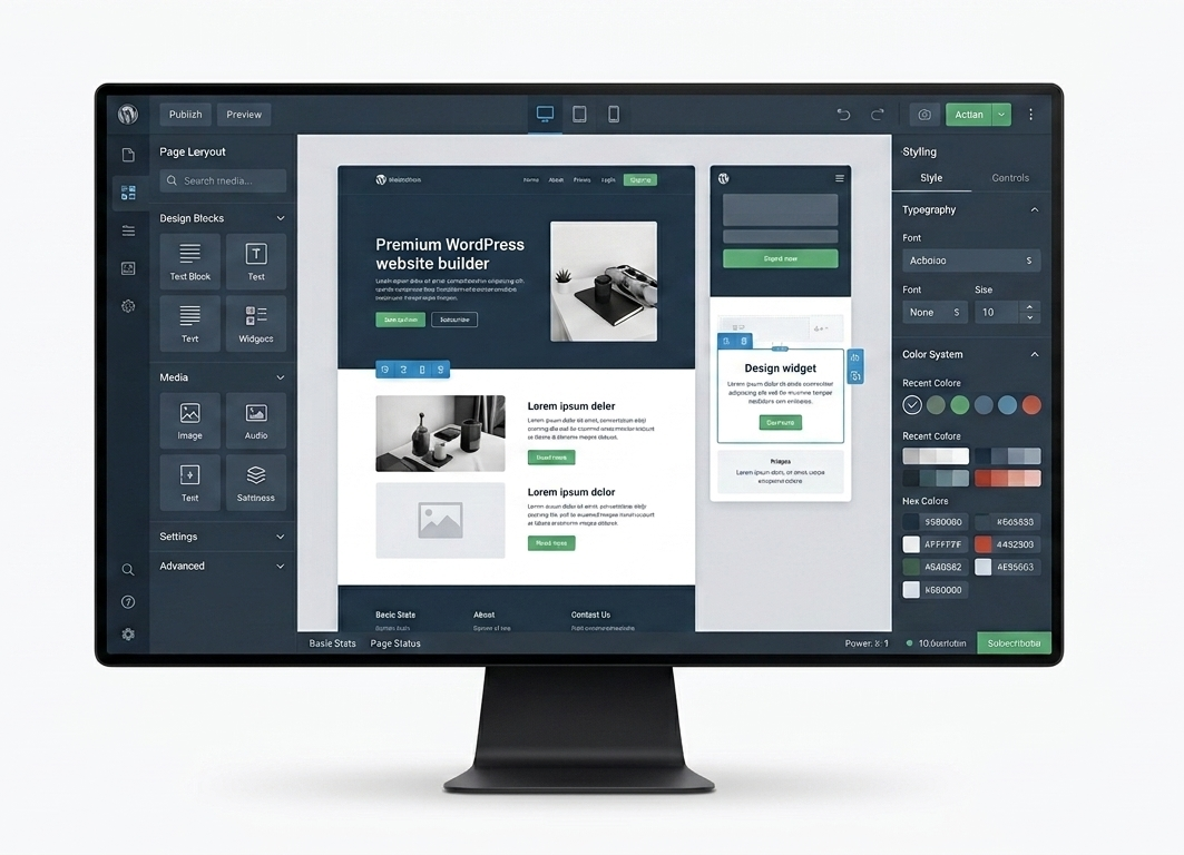 Custom WordPress Websites Dashboard